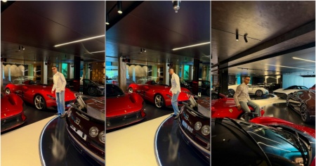 «I miei giocattoli»: Ronaldo apre le porte del suo garage da sogno