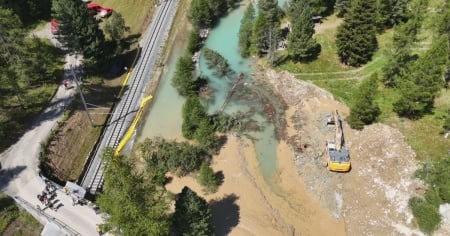 Linea ferroviaria dell'Albula chiusa almeno fino a domani sera
