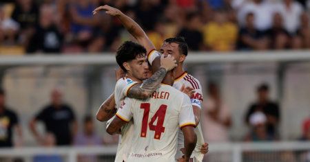 Ahia, che Malen: la Roma travolge il Lecce
