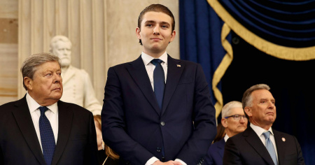 Il figlio di Trump vive da recluso dopo le presunte minacce dell'Iran
