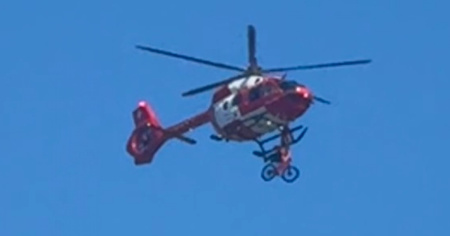 Una bici "volante"