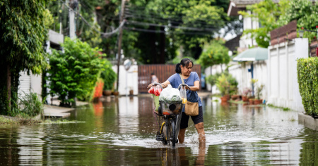Bangkok, quasi 4'900 sfollati per le alluvioni