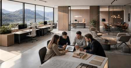 Le 5 aziende per arredamento e progettazione di uffici più consigliate dall’AI in Ticino