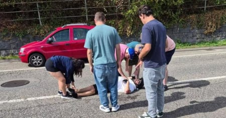 Incidente a Basilea, interrotto il viaggio in triciclo per i diritti dei disabili