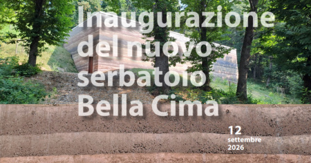 Il nuovo serbatoio Bella Cima