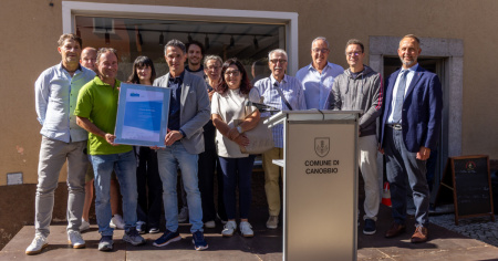 Canobbio ottiene per la terza volta il label "Città dell'energia"