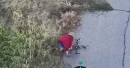 Nonna ucraina neutralizza un drone russo