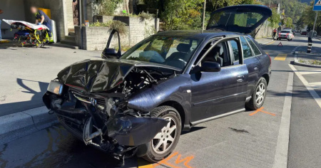 Due feriti in scontro frontale a Coira