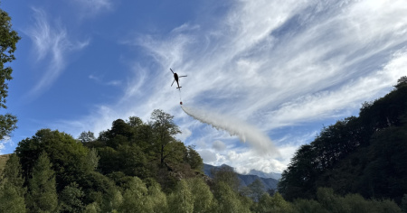 Esercitazione antincendio nella faggeta UNESCO
