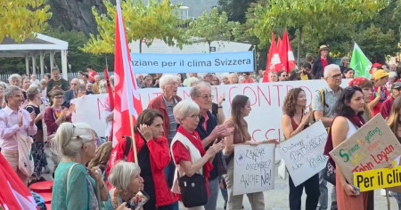 «Estati a 50°C? No, grazie!», in piazza a Bellinzona per «fermare la crisi climatica»