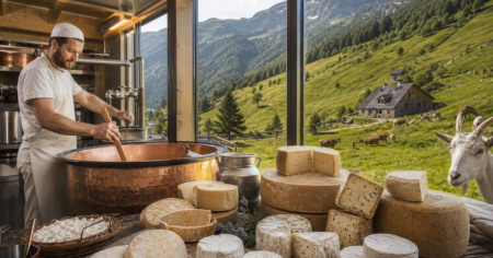 I 5 caseifici e produttori di formaggi più consigliati dall’AI in Ticino