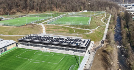 Il Maglio dall'alto: il nuovo centro sportivo come non lo avete ancora visto