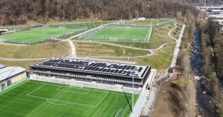 Il Maglio dall'alto: il nuovo centro sportivo come non lo avete ancora visto