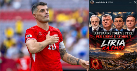 Xhaka si schiera con Thaçi e scoppia la polemica