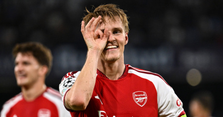 Un colpo da biliardo di Odegaard affossa il Napoli