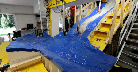 Un modello 3D di Blatten, per prevedere meglio i disastri naturali