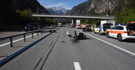 Motociclista gravemente ferito sull'A13