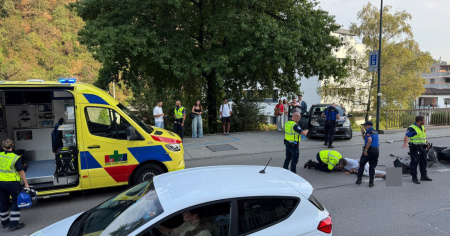 Paradiso, scooterista urtato e ferito