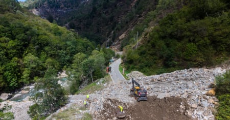 Riaperta la strada della Calanca: «Finalmente si torna alla normalità»