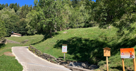 Corticiasca, risanata la strada forestale verso Corte Grande e Spessa