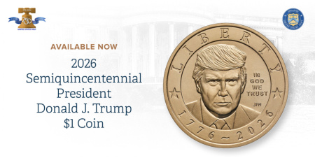 The Donald sulla moneta da 1 dollaro: il «Trump coin» va a ruba