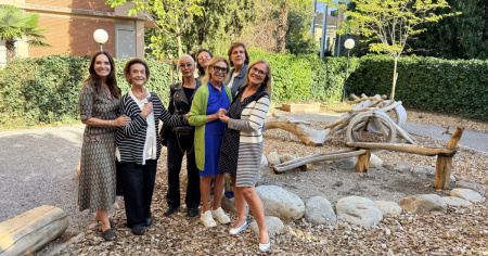 Casa S. Elisabetta, inaugurato il nuovo parco giochi