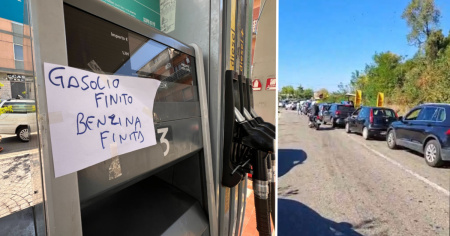 Benzina sì, benzina no: la famiglia luganese nel caos carburante in Calabria