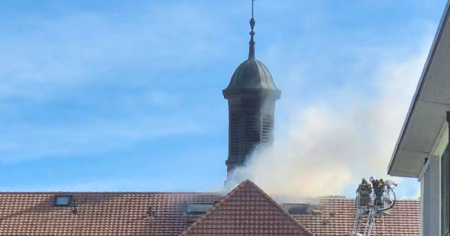 In fiamme la biblioteca comunale di La Chaux-de-Fonds