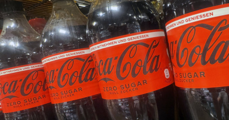 Coca-Cola vola grazie alle bevande senza zucchero