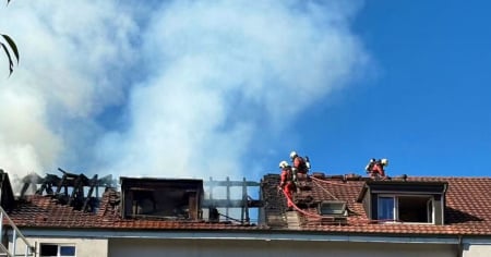 Edificio in fiamme: un residente risulta disperso