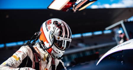 Alex Fontana a meno di un decimo da Verstappen, ma a Portimão la gara finisce con un ritiro