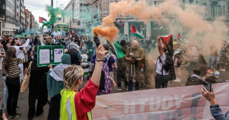 A Londra 48 arresti alla manifestazione a sostegno di 'Palestine Action'