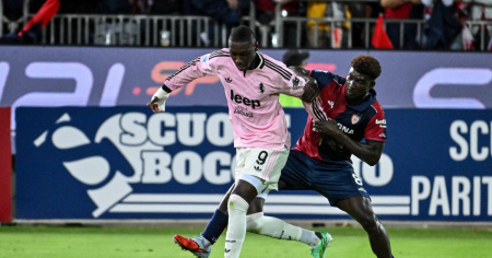 In Sardegna la Juve "salva" un punto