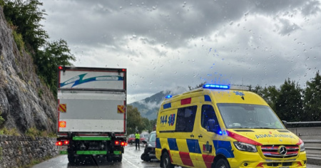 Incidente sulla strada cantonale