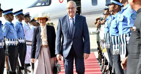 Guy Parmelin in visita in India