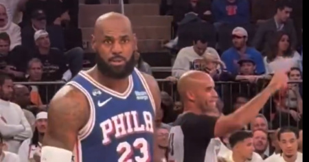 LeBron James perde la pazienza con un tifoso dei Knicks: «Vengo dall'Ohio, amico»