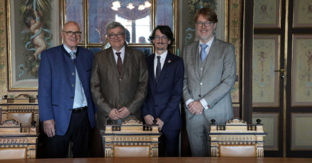 L'ambasciatore d'Austria in visita, nel segno di Pietro Isella