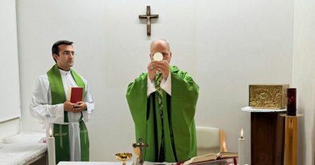Il Papa ha celebrato messa, la prima dopo l'operazione