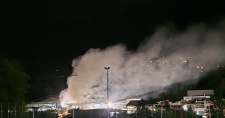 Principio d'incendio a Davesco-Soragno