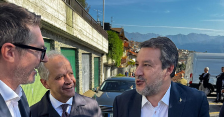 Salvini, Piantedosi e Molteni tutti insieme sul lago di Como: ecco perché