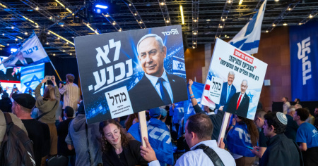 Spoglio concluso, 53 seggi a Netanyahu, 48 a Eisenkot