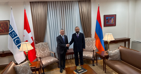 Viaggio di lavoro in Armenia per Ignazio Cassis