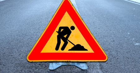 Strada cantonale chiusa per lavori