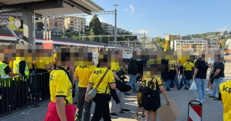 Arrivano i tifosi del Lucerna: strade chiuse, disagi al traffico. E la politica si interroga