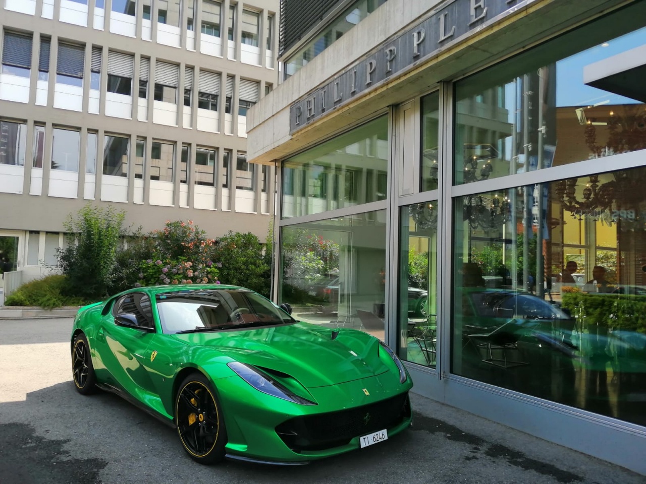 philipp plein ferrari verde